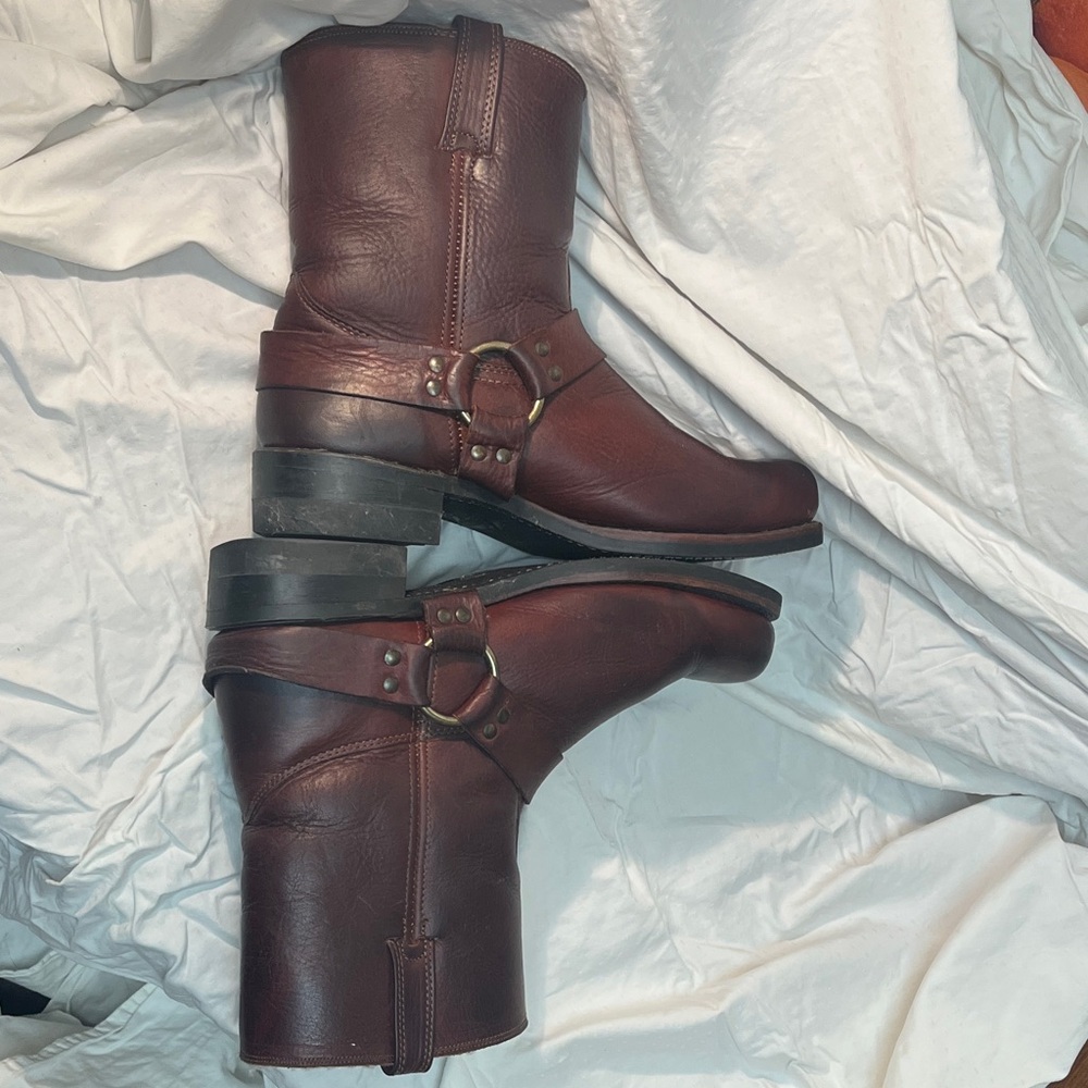 Frye Men's Brown Leather Boots - Picture 14 of 15